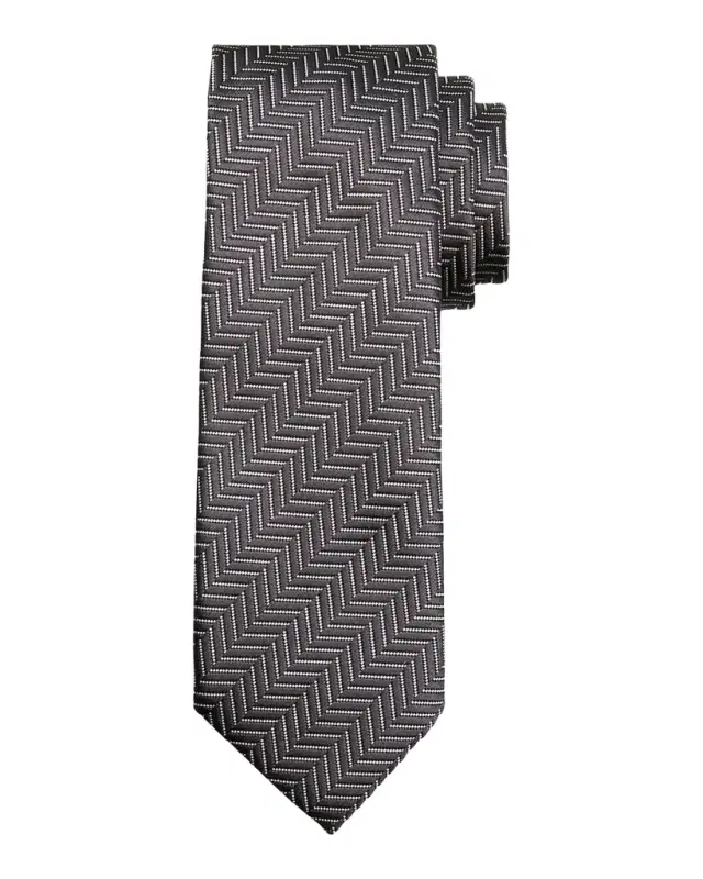 TOM FORD Men 's Linen Polka Dot Tie