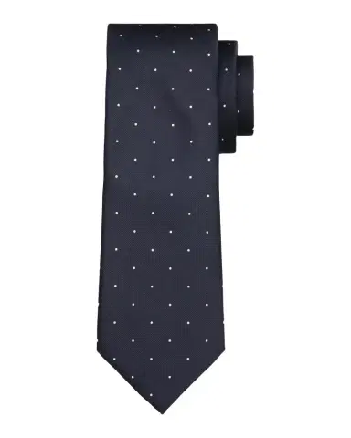 Tom Ford Men's Linen Polka Dot Tie | Thumbnail 1