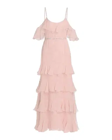 LoveShackFancy Laelia Rose-Print Ruffled Silk Maxi Dress | Thumbnail 1