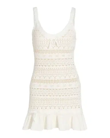 LoveShackFancy Madiya Crochet Cotton Minidress | Thumbnail 1