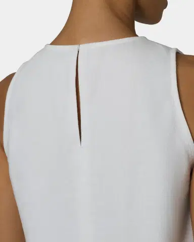 Joe 's Jeans Round Neck Cotton Denim Top | Thumbnail 5 Joe 's Jeans Round Neck Cotton Denim Top | Thumbnail 5