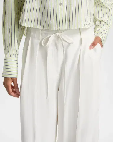 Derek Lam 10 Crosby Archer Twill Wide-Leg Self-Belt Pants | Thumbnail 5 Derek Lam 10 Crosby Archer Twill Wide-Leg Self-Belt Pants | Thumbnail 5