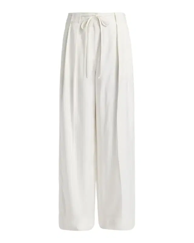 Archer Twill Wide-Leg Self-Belt Pants