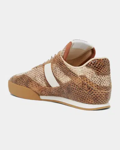 Chloé Kick Snake-Embossed Leather Low-Top Sneakers | Thumbnail 2