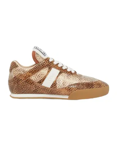 Chloé Kick Snake-Embossed Leather Low-Top Sneakers | Thumbnail 1
