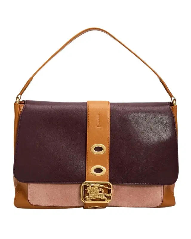 Burberry Medium Rider Leather Satchel