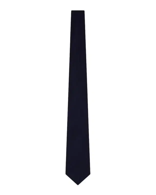Emporio Armani Men's Chevron Jacquard Silk Tie