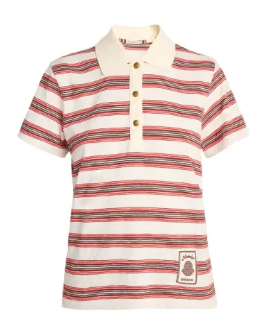 Moncler Striped Short-Sleeve Polo | Thumbnail 1 Moncler Striped Short-Sleeve Polo | Thumbnail 1