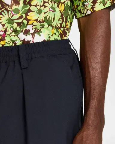 Marni Men's Loose-Fit Stretch Pleated Pants | Thumbnail 5