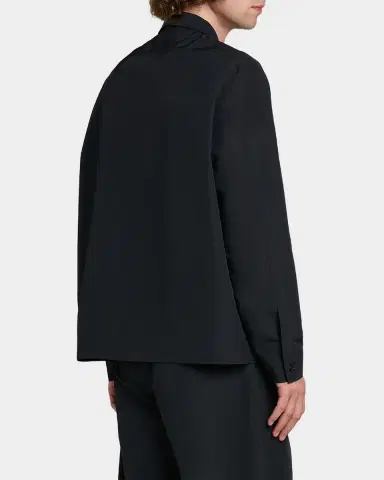 Jil Sander Men 's Water-Repellent Tech Button-Down Shirt | Thumbnail 3