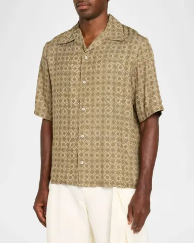 Amiri Men 's MA Quad Camp Shirt | Thumbnail 4