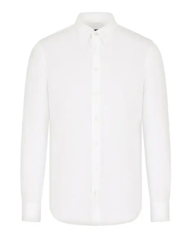 Giorgio Armani Men 's Cotton Jersey Sport Shirt