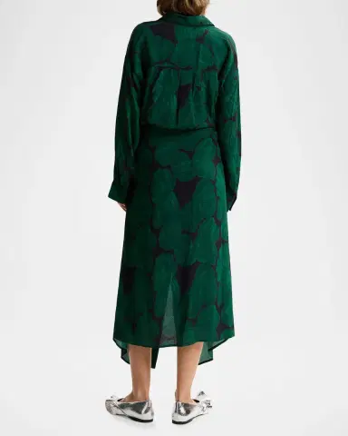 Essentiel Antwerp Kamila Tie-Waist Maxi Shirtdress | Thumbnail 3 Essentiel Antwerp Kamila Tie-Waist Maxi Shirtdress | Thumbnail 3