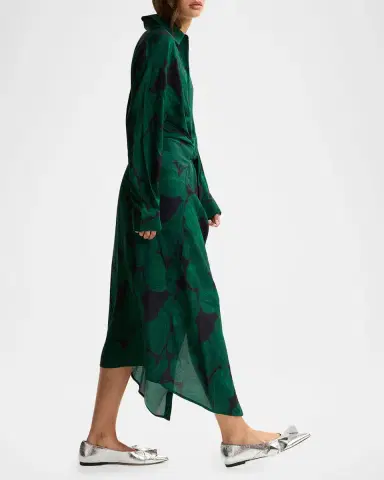 Essentiel Antwerp Kamila Tie-Waist Maxi Shirtdress | Thumbnail 6 Essentiel Antwerp Kamila Tie-Waist Maxi Shirtdress | Thumbnail 6
