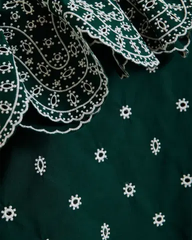 Essentiel Antwerp Kath Embroidered Asymmetric Blouse | Thumbnail 5