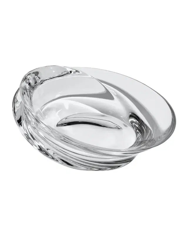 Zaha Hadid Design Swirl Crystal Bowl, Small