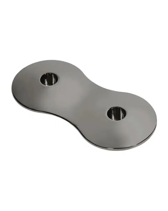 Zaha Hadid Design Cell Stainless Steel Double Candle Holder