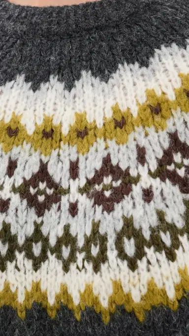 Velvet Edith Alpaca Sweater Multi M | Thumbnail 6