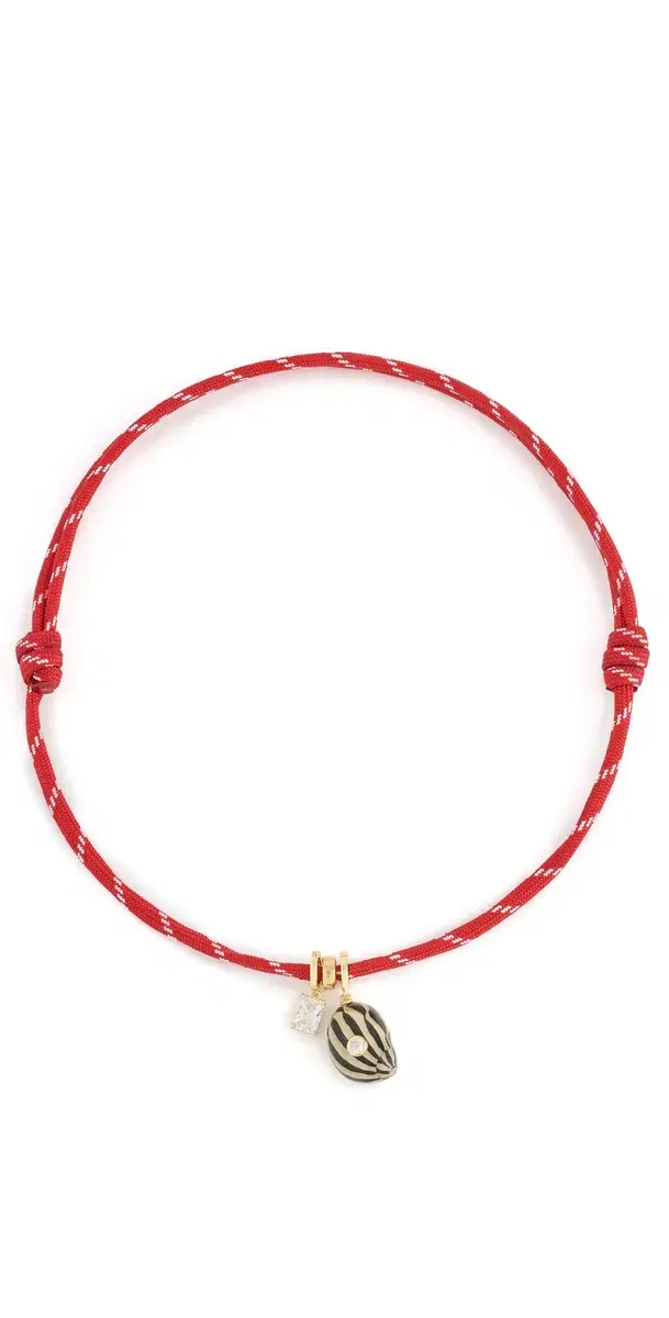 éliou Marais Paracord Necklace Red One Size