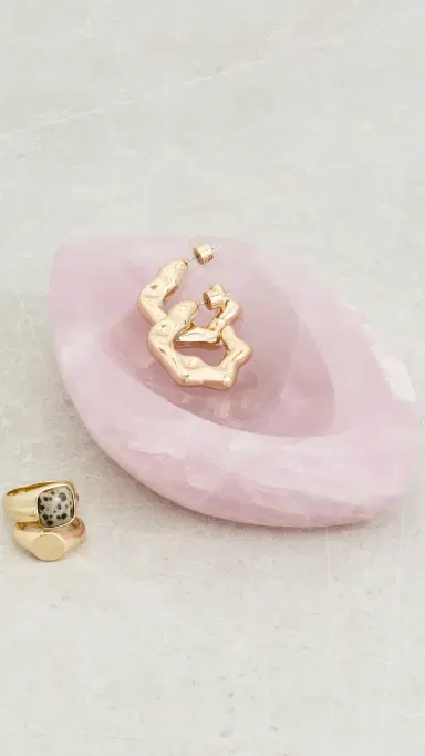 JIA JIA Rose Quartz Trinket Dish | Thumbnail 2