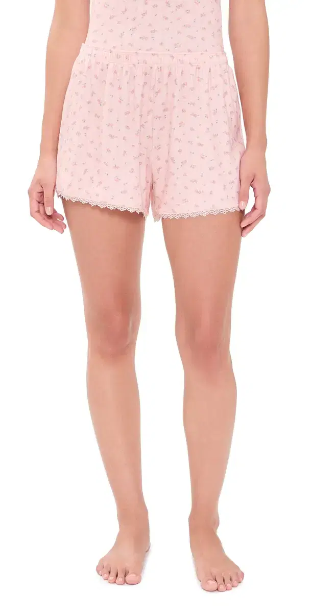 Z Supply Better Off Ditsy Shorts Rosewater