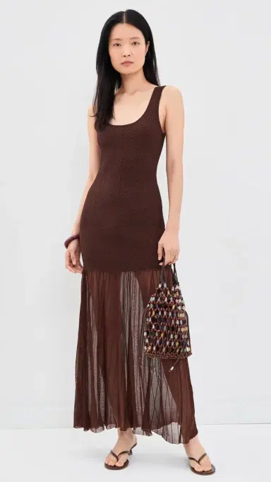 ASTR The Label Glena Maxi Dress Brown | Thumbnail 5 ASTR The Label Glena Maxi Dress Brown | Thumbnail 5