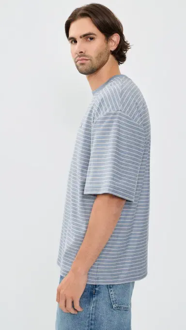 Carhartt WIP Dupree T-Shirt Dupree Stripe/hady Blue | Thumbnail 4