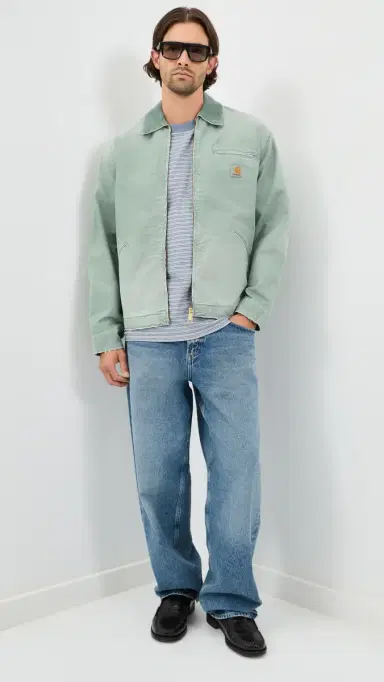 Carhartt WIP Dupree T-Shirt Dupree Stripe/hady Blue | Thumbnail 5