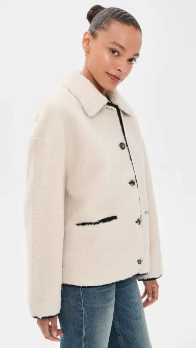 Velvet Anika Jacket Cream/Black L | Thumbnail 4 Velvet Anika Jacket Cream/Black L | Thumbnail 4