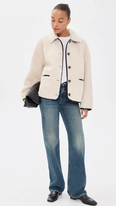 Velvet Anika Jacket Cream/Black L | Thumbnail 5 Velvet Anika Jacket Cream/Black L | Thumbnail 5