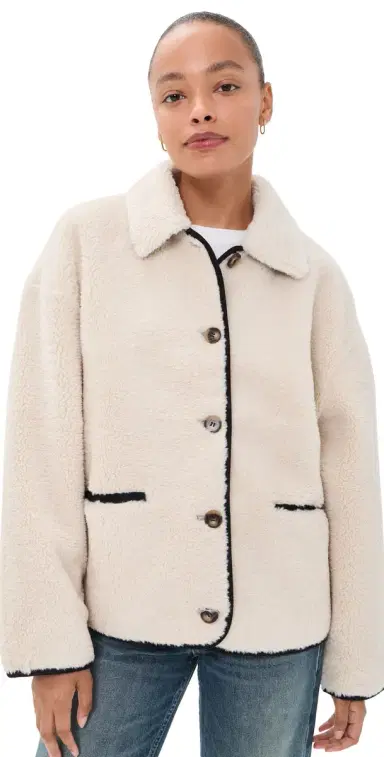 Velvet Anika Jacket Cream/Black L | Thumbnail 1 Velvet Anika Jacket Cream/Black L | Thumbnail 1