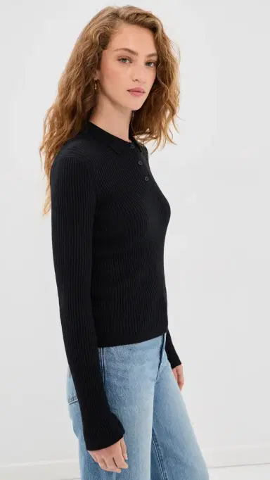 Velvet Frances Top Black L | Thumbnail 4 Velvet Frances Top Black L | Thumbnail 4