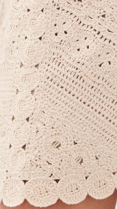 Z Supply Cressa Crochet Mini Skirt Natural | Thumbnail 6