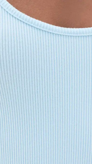 L'Agence Nica Scoop Thong Panty Bodysuit Cool Blue S | Thumbnail 6
