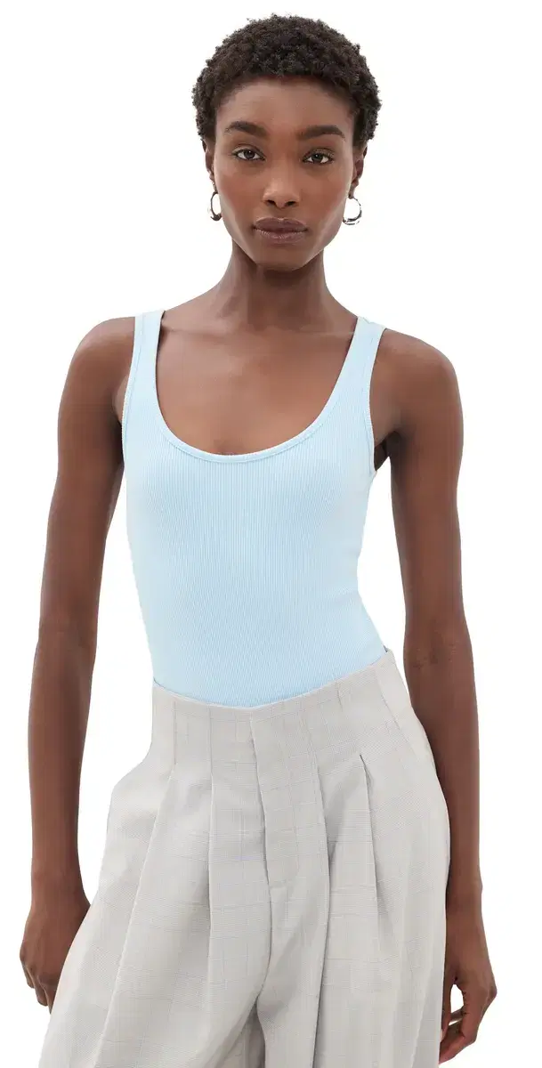 L'AGENCE Nica coop Thong Panty Bodysuit Cool Blue