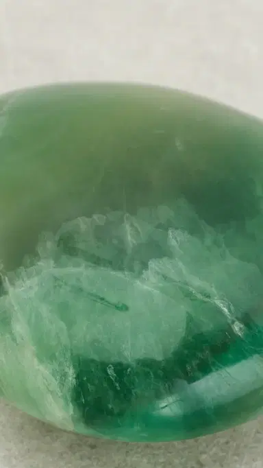 JIA JIA Medium Fluorite Heart Fluorite One Size | Thumbnail 3