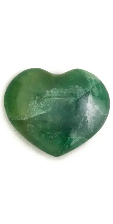 JIA JIA Medium Fluorite Heart Fluorite One Size | Thumbnail 1