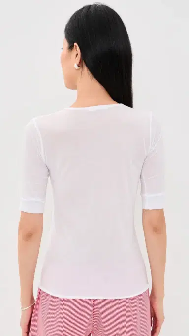 ALL THREE Gaia Tissue Cotton Henley Top | Thumbnail 3 ALL THREE Gaia Tissue Cotton Henley Top | Thumbnail 3