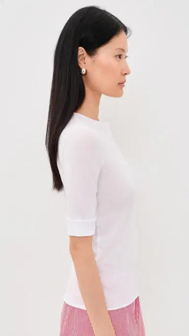 ALL THREE Gaia Tissue Cotton Henley Top | Thumbnail 4 ALL THREE Gaia Tissue Cotton Henley Top | Thumbnail 4
