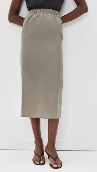 MEIMEIJ Nylon Long Skirt Tea 38 | Thumbnail 2