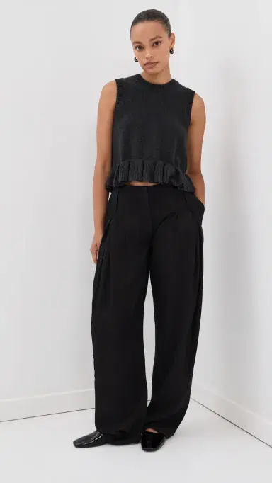 Cecilie Bahnsen Bill Vest Charcoal Grey | Thumbnail 5 Cecilie Bahnsen Bill Vest Charcoal Grey | Thumbnail 5