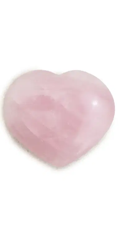 JIA JIA Medium Rose Quartz Heart Rose Quartz One Size | Thumbnail 1 JIA JIA Medium Rose Quartz Heart Rose Quartz One Size | Thumbnail 1