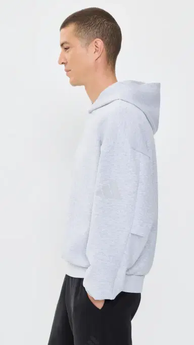 Adidas Soft Lux Hoodie | Thumbnail 4 Adidas Soft Lux Hoodie | Thumbnail 4