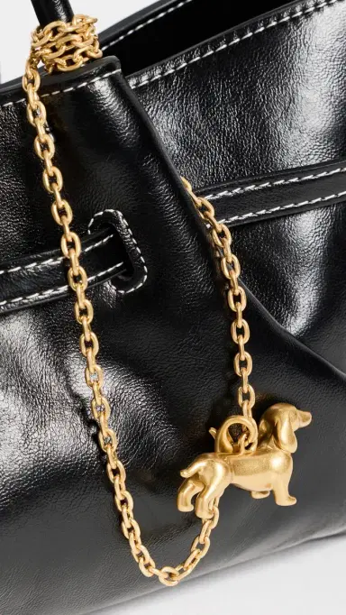 JW PEI Maeve Dachshund Metal Charm Tote Bag | Thumbnail 5 JW PEI Maeve Dachshund Metal Charm Tote Bag | Thumbnail 5