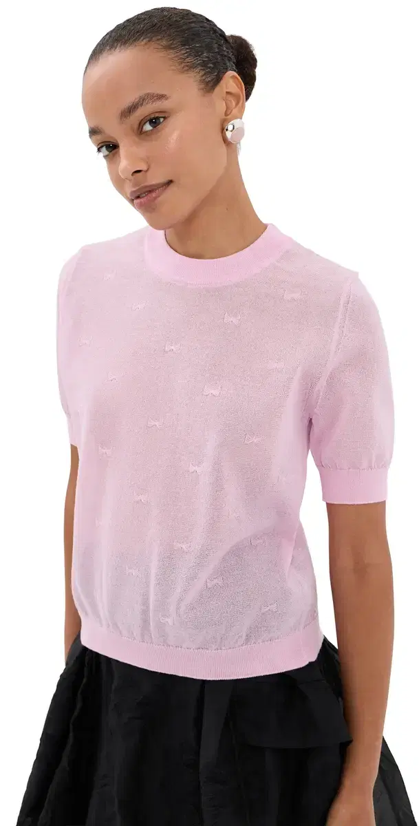 Cecilie Bahnsen Fillo Top Pretty Pink