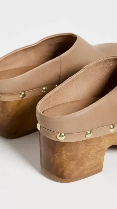 Free People Calli Clogs Tan Leather 8 | Thumbnail 4