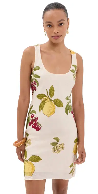 ALIX OF BOHEMIA Addie Four Fruit Silk Mini Dress | Thumbnail 1 ALIX OF BOHEMIA Addie Four Fruit Silk Mini Dress | Thumbnail 1