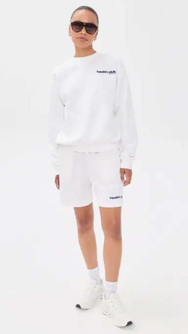 Sporty & Rich Bold Health weatshirt White ports Red/oda | Thumbnail 5