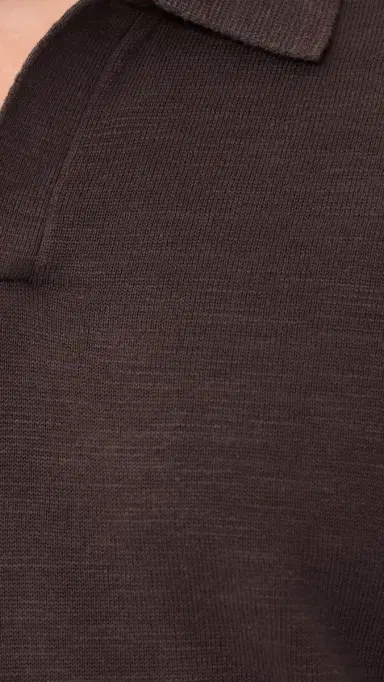 Madewell Cotton Slub Short Sleeve Polo Coffee Bean | Thumbnail 6