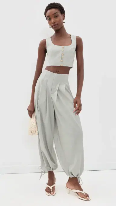 L'Agence Arwen Cropped Vest | Thumbnail 5 L'Agence Arwen Cropped Vest | Thumbnail 5